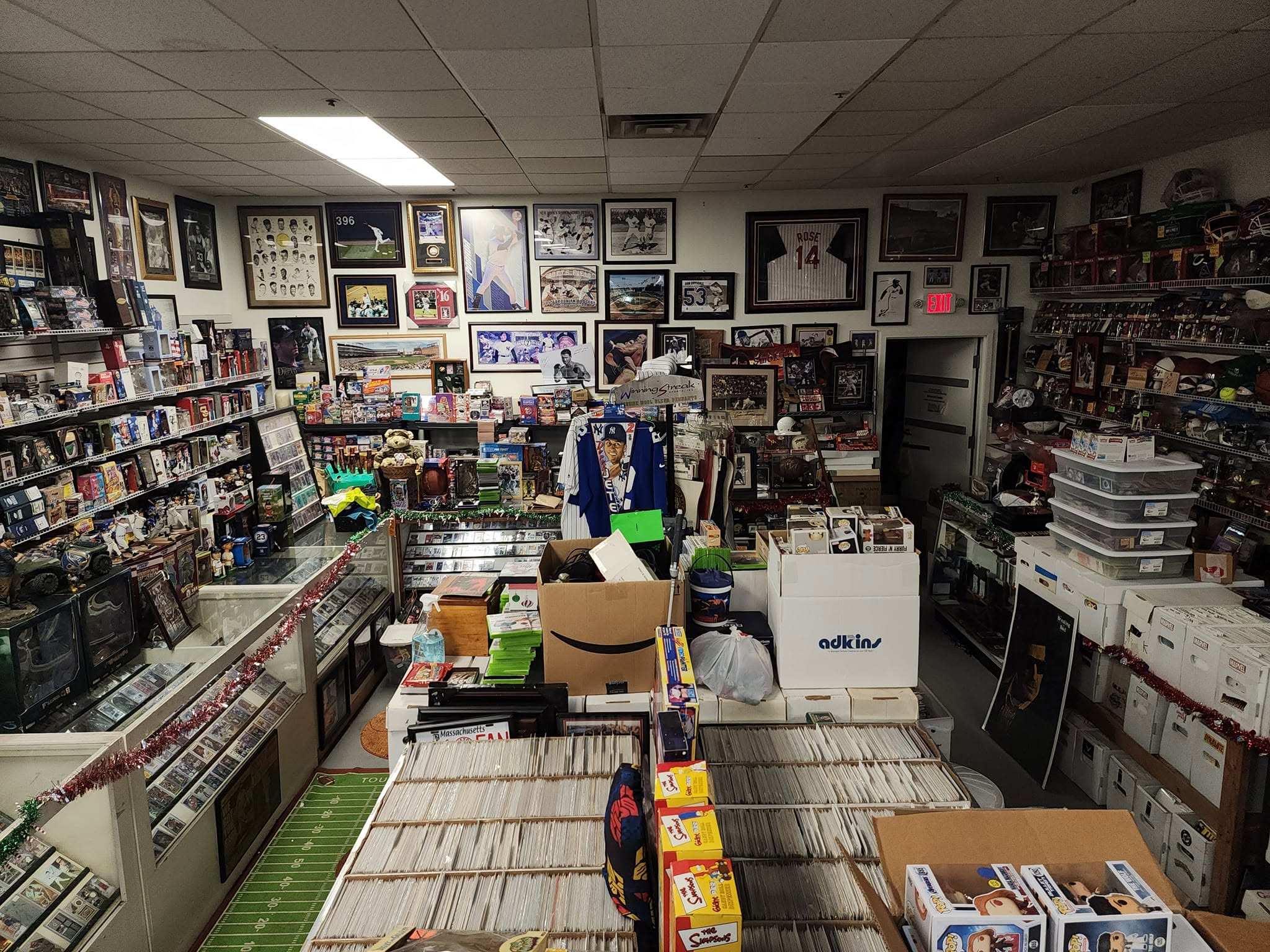 Inside the shop at M&J